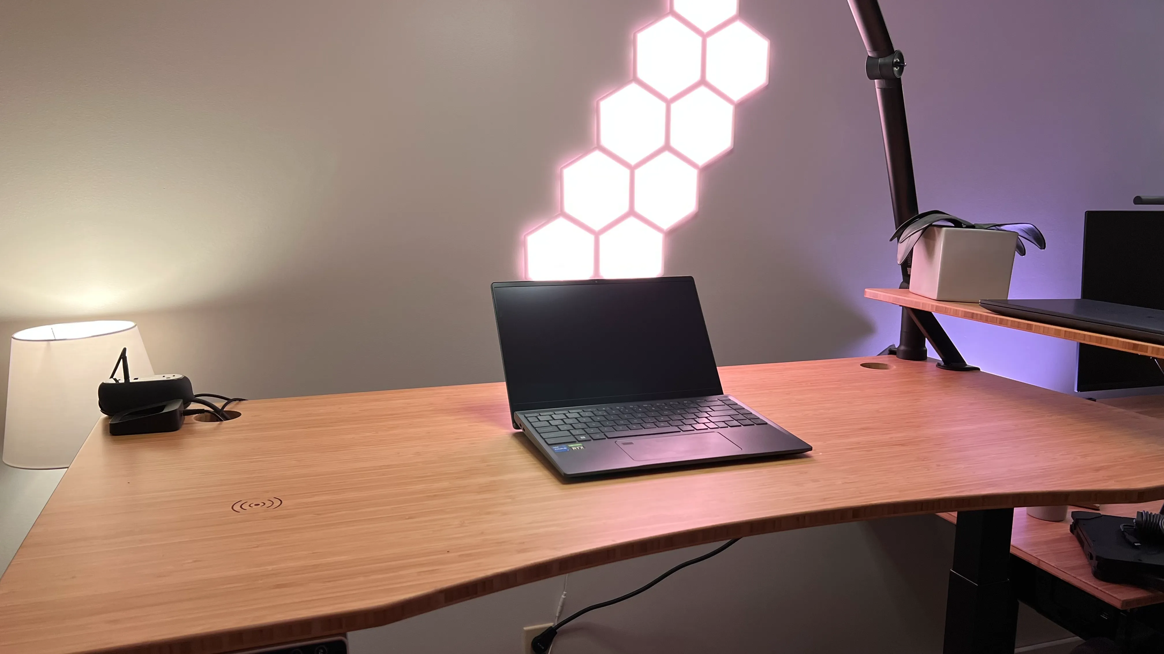 Standing desk alternative workspace setup